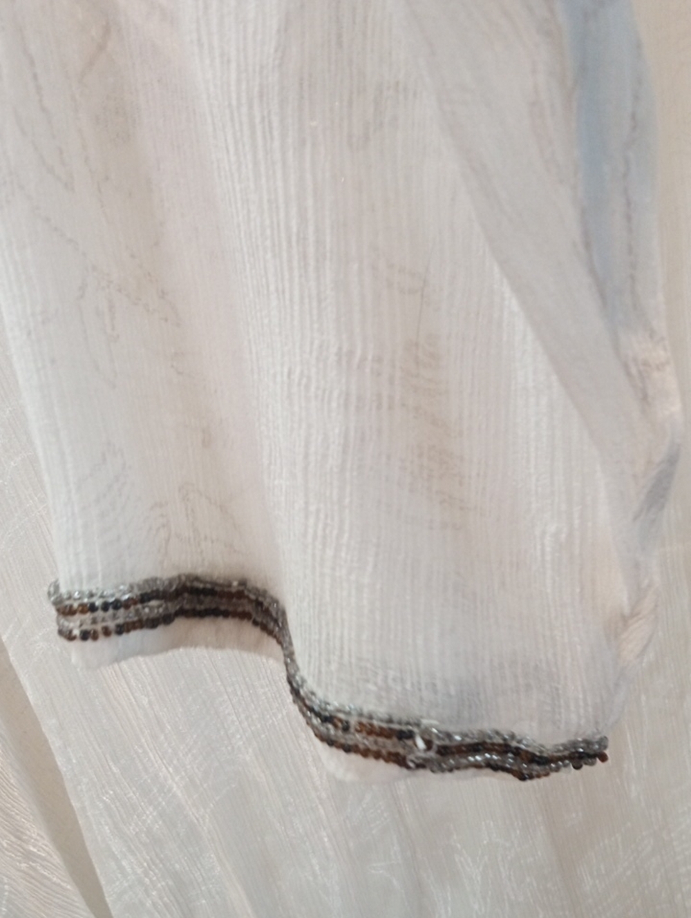 CHICO' EMBELLISHED SILK TUNIC - Picture 7 of 11